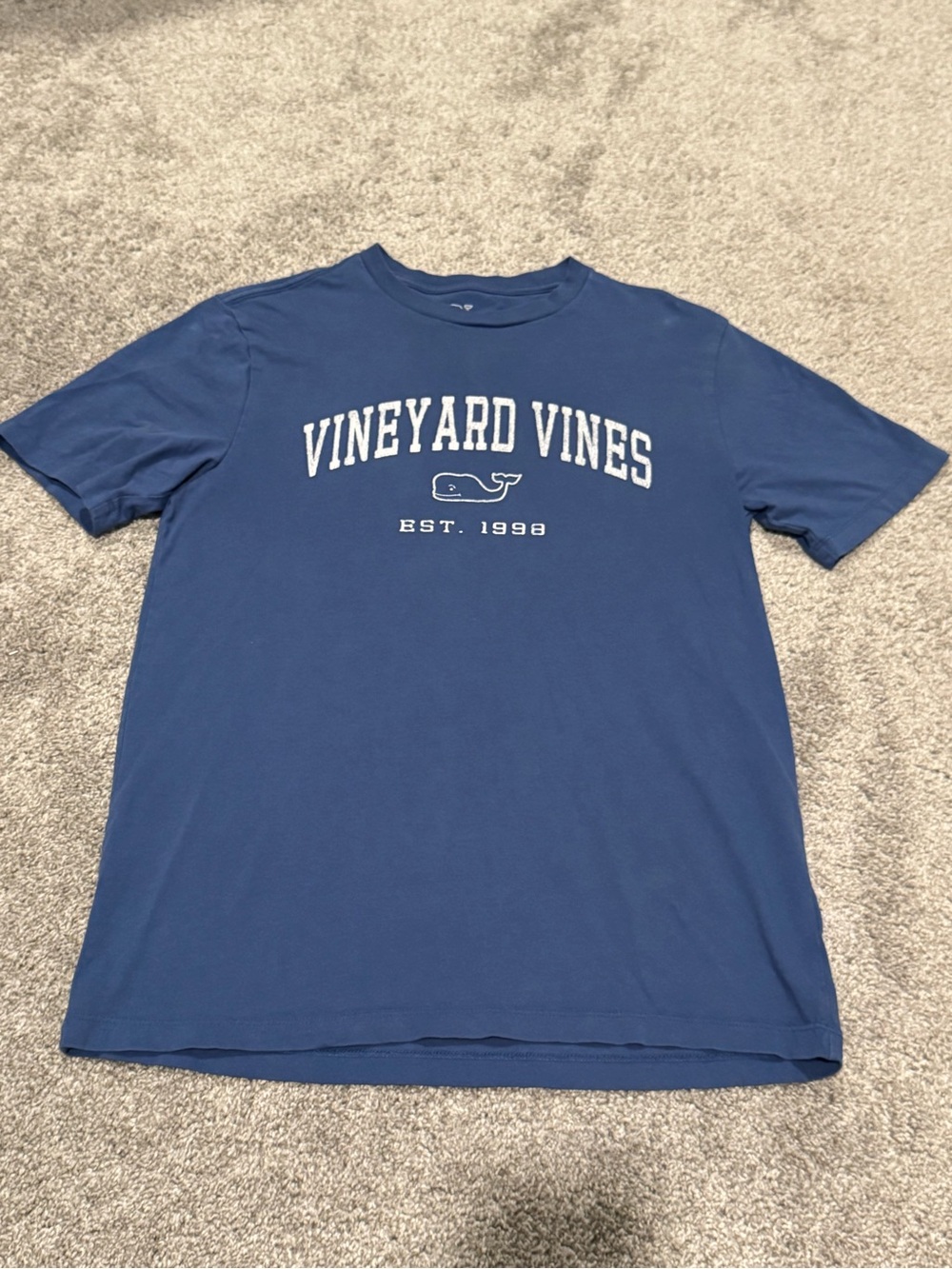 Vineyard Vines 🐳 | Men's Short Sleeve Logo Tee - Blue